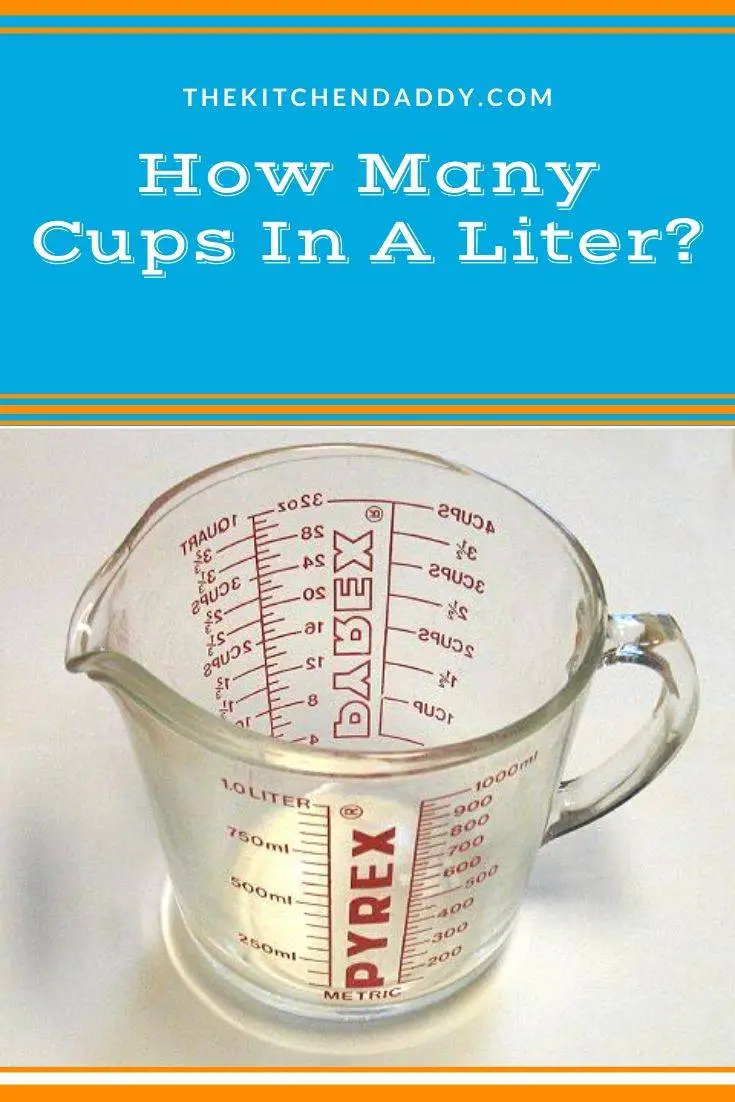 How Many Cups In A Liter