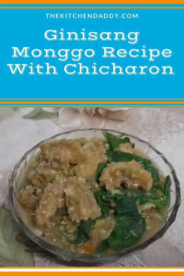 Ginisang Monggo Recipe With Chicharon
