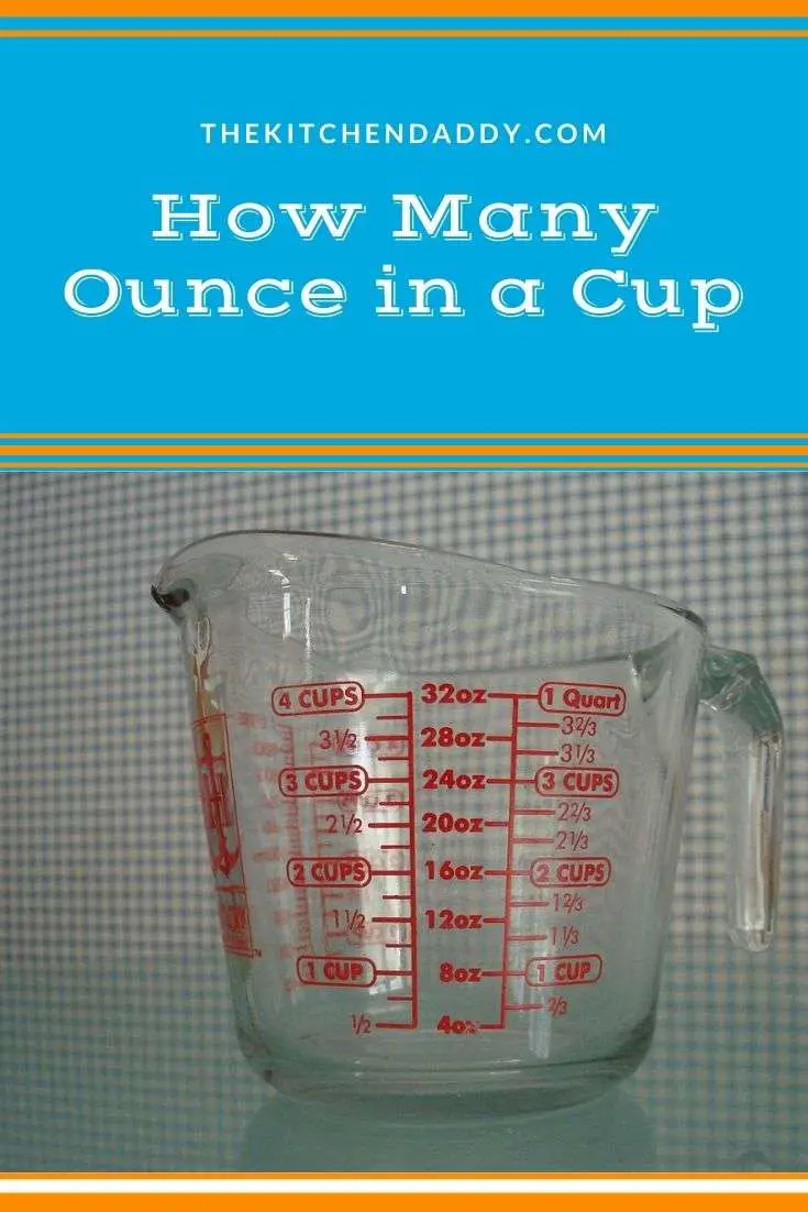 How Many Ounce In A Cup Ounces To Cups The Kitchen Daddy