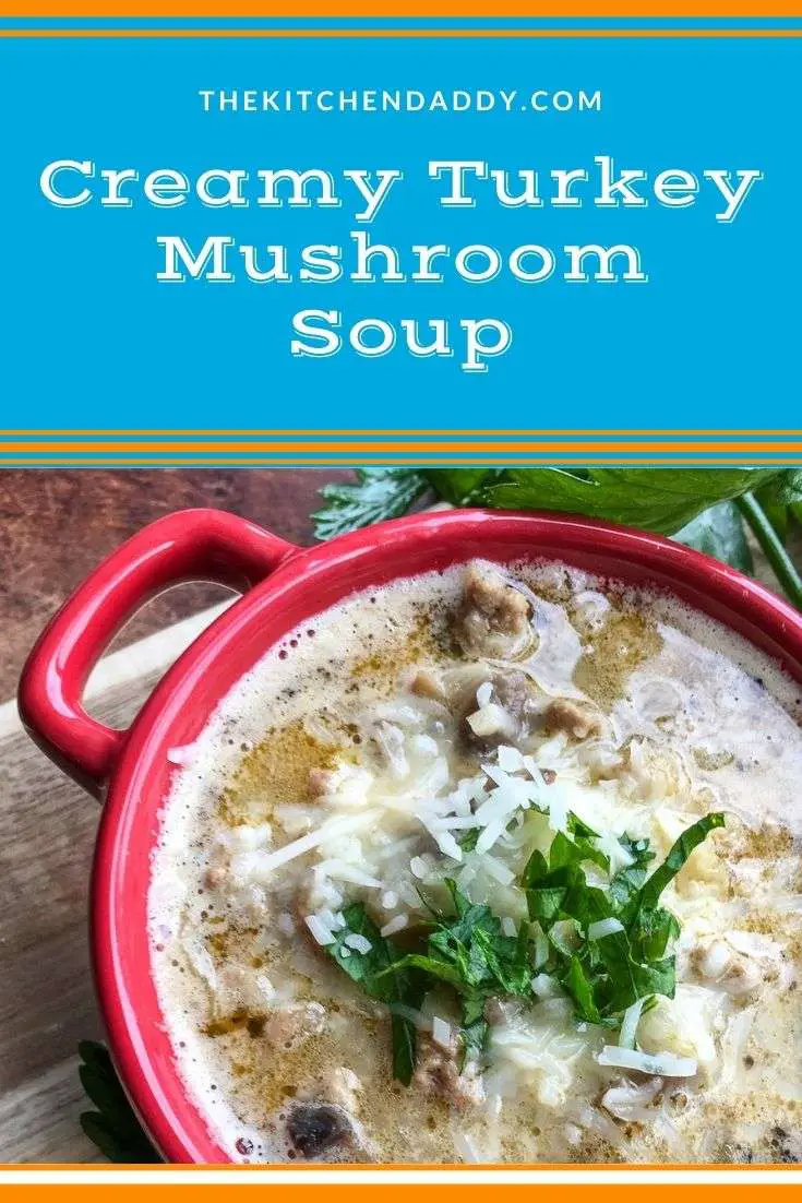 Creamy Turkey Mushroom Soup