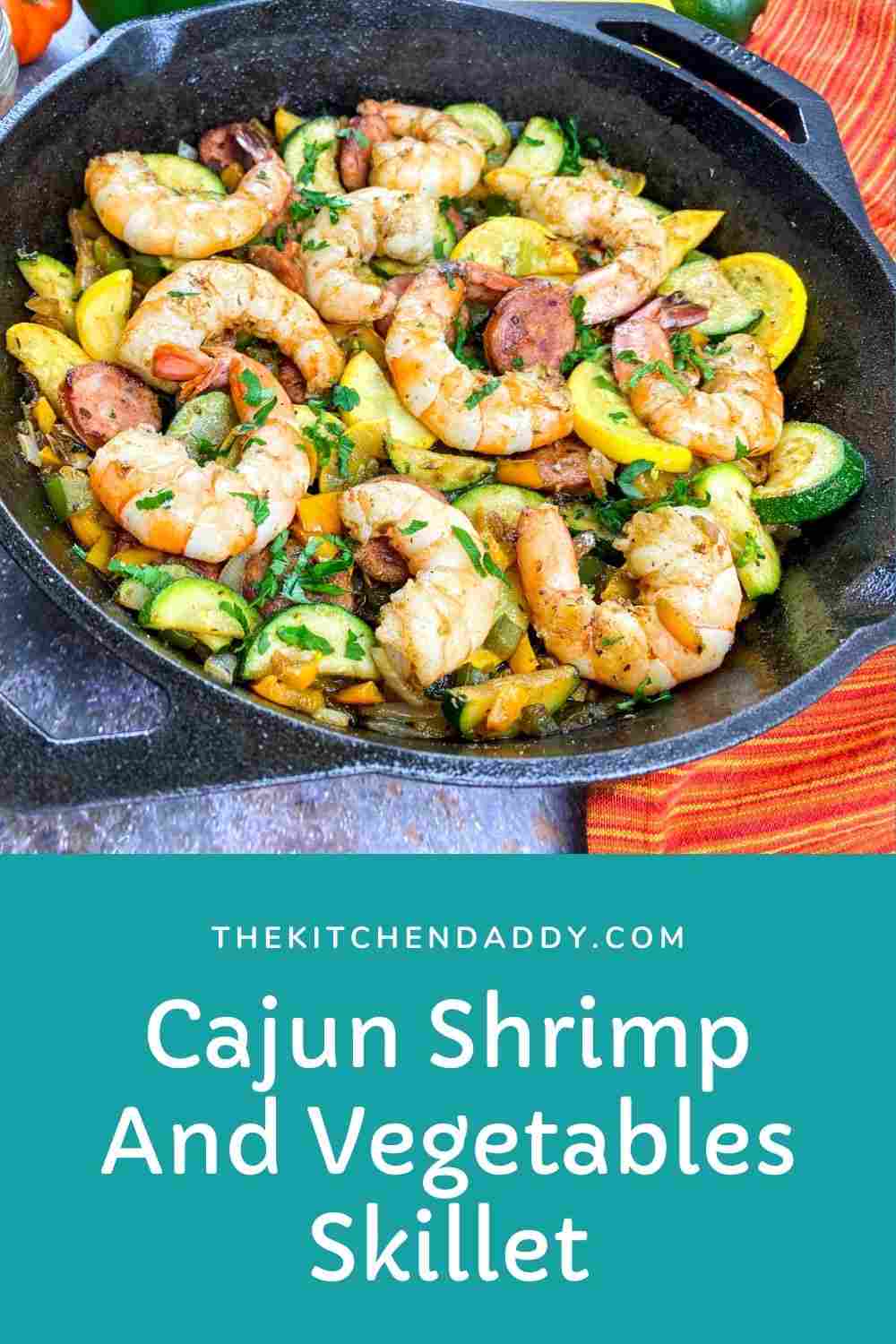 Cajun Shrimp And Vegetables Skillet
