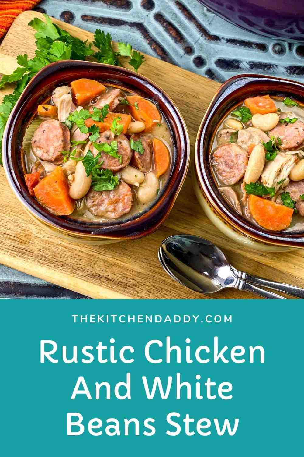 Rustic Chicken And White Beans Stew